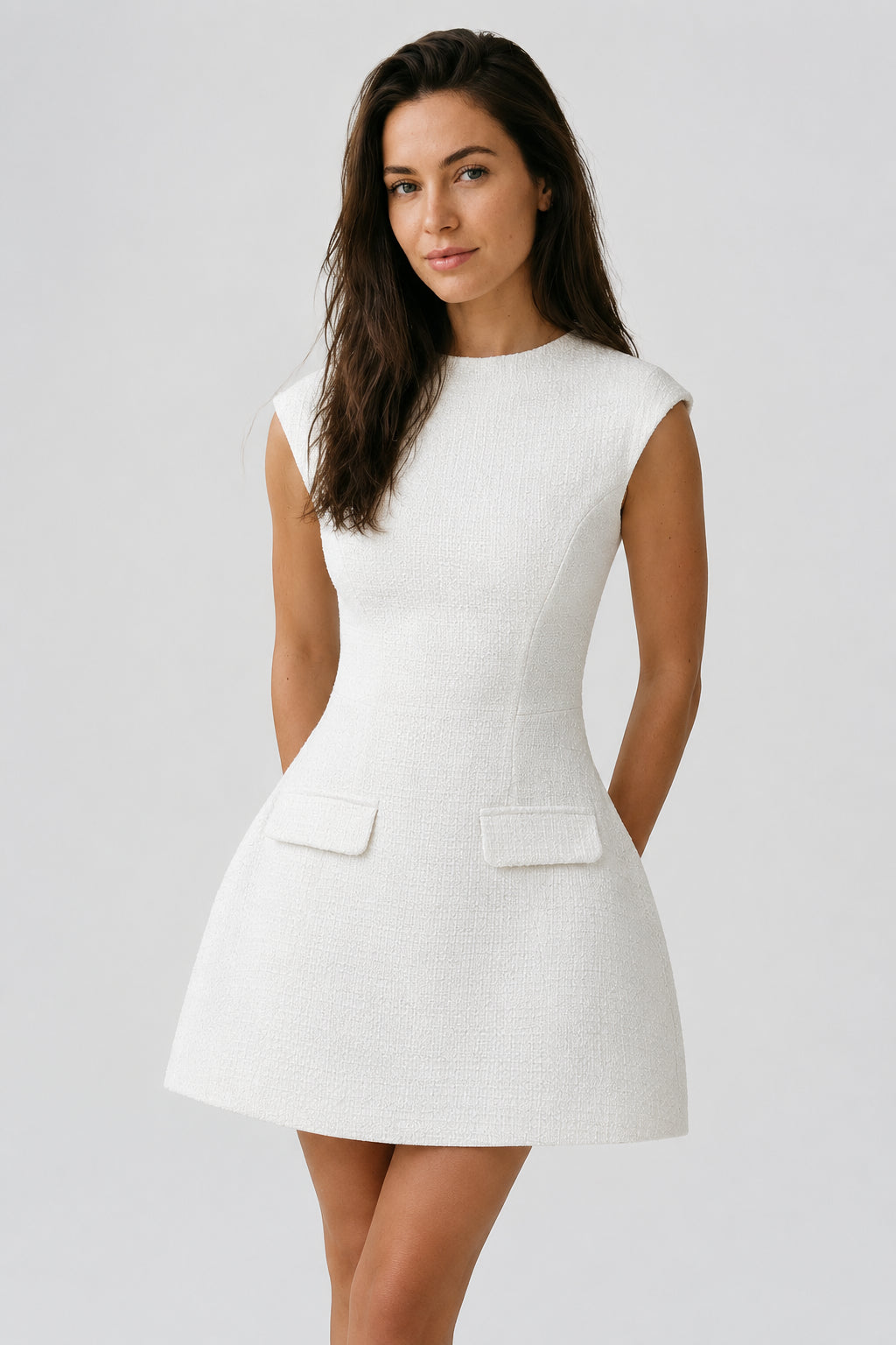 Blake Mini Dress - Ivory