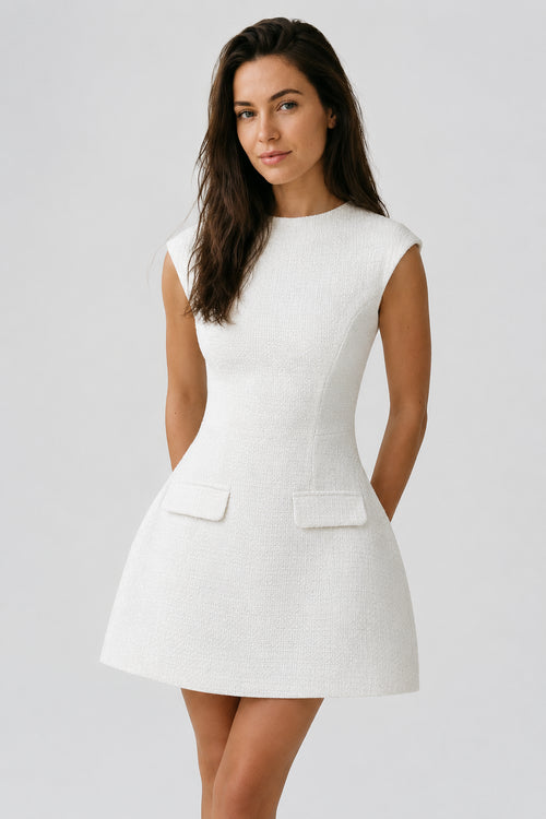 Blake Mini Dress - Ivory