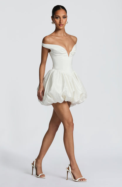 Eileen Mini Dress - Ivory
