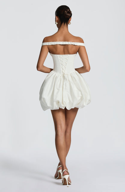 Eileen Mini Dress - Ivory