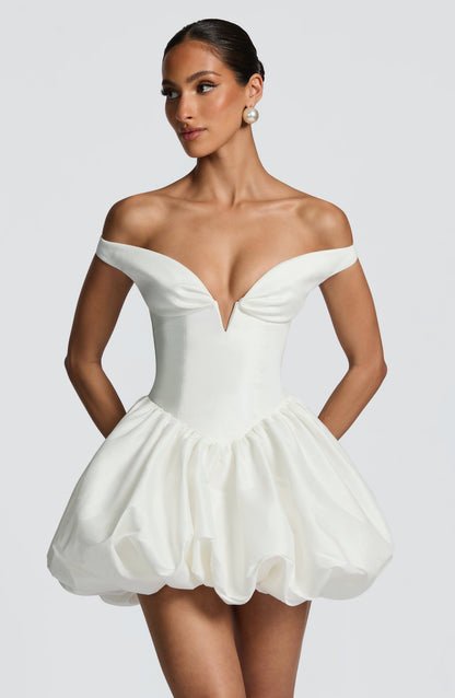 Eileen Mini Dress - Ivory