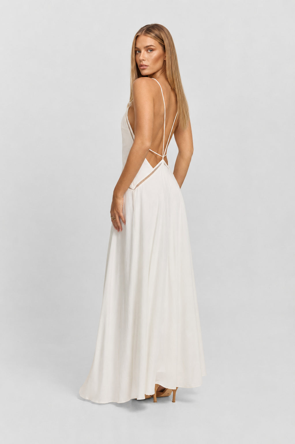Posey Maxi Dress White