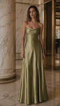 Chelsea Light Olive — marble lobby scene